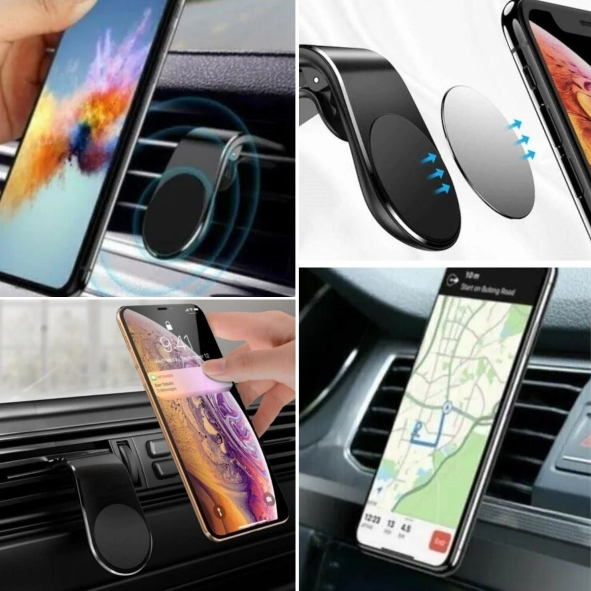 ANKAVERSE® Mandallı Manyetik Araç Telefon Tutucu