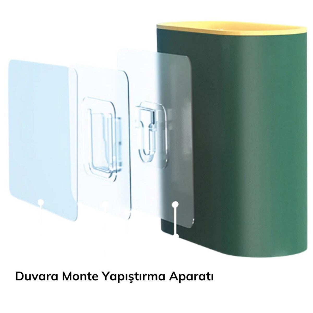 ANKAVERSE® Duvara Monte Silikon Tuvalet Fırçası Seti
