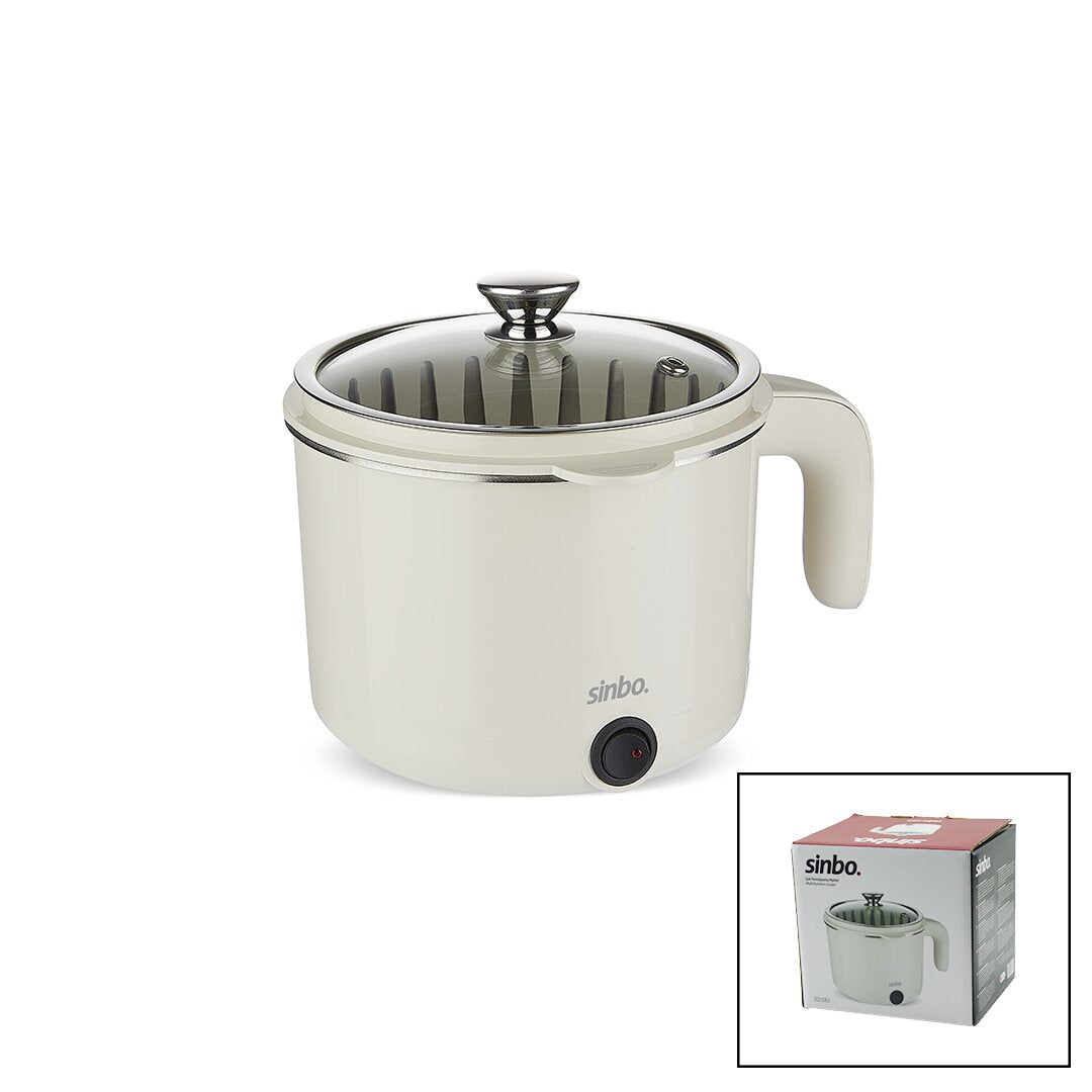 ELEKTRİKLİ ÇOK FONKSİYONLU PİŞİRİCİ PASLANMAZ ÇELİK TENCERE 800ML SCO-5063 (5286)