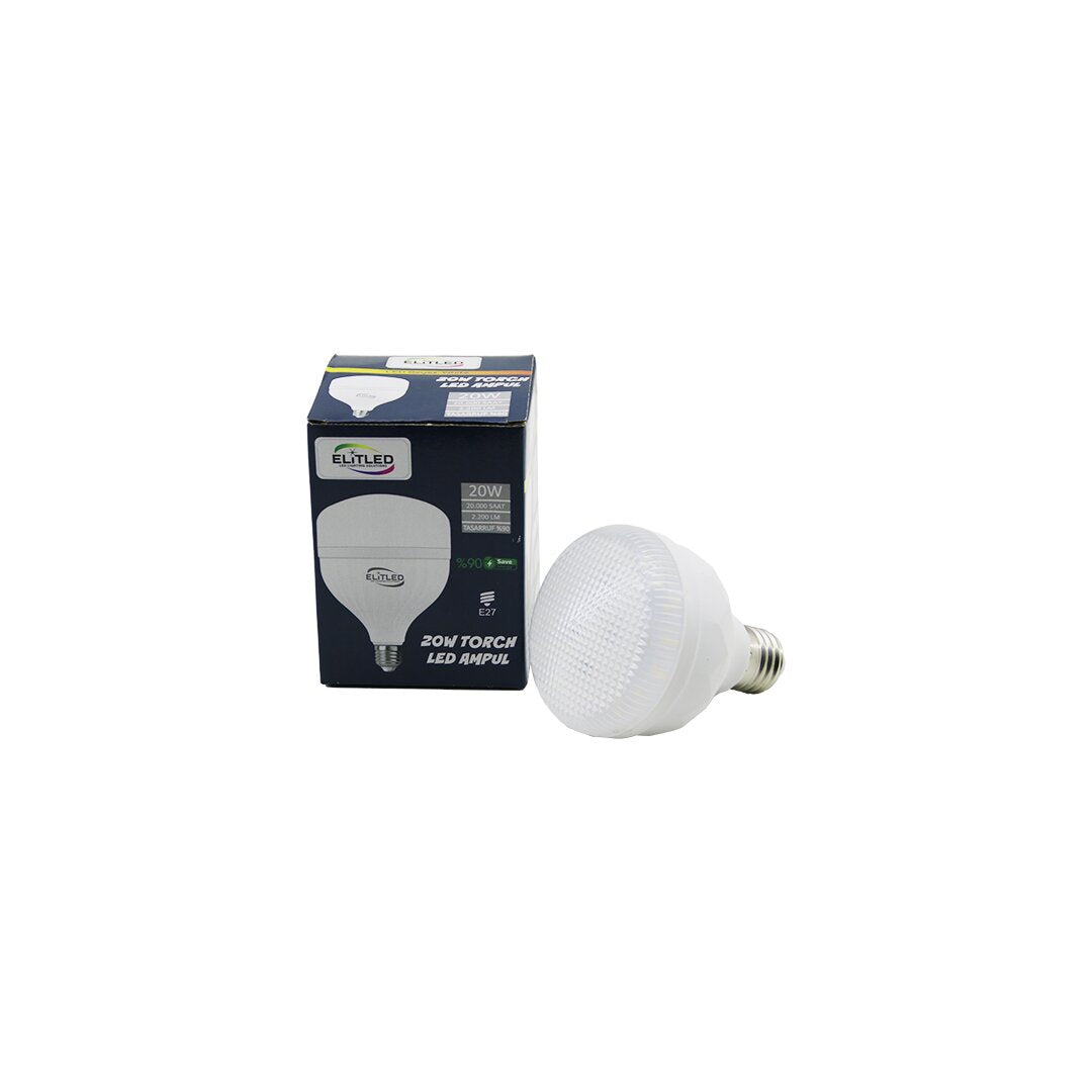 ELİTLED EL-08-Y2 20W TORCH LED BULB AMPUL BEYAZ - 6400K E27 2200 LÜMEN 20.000 SAAT ÖMÜR (5286)