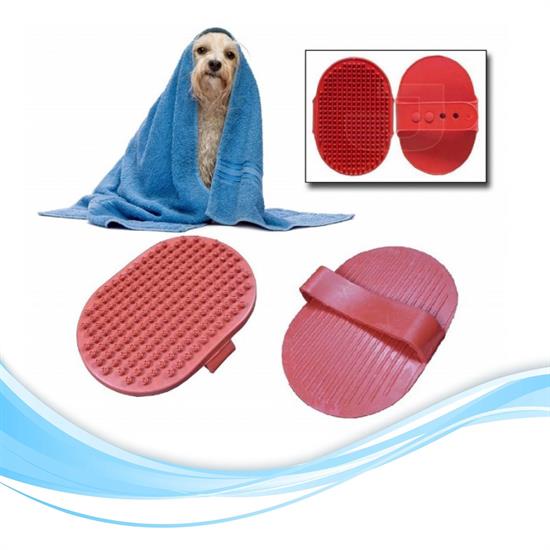 Ergonomik Masajlı Evcil Hayvan Kedi Köpek Yıkama Fırçası Aparatı (5286)