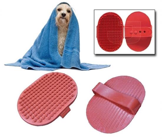 Ergonomik Masajlı Evcil Hayvan Kedi Köpek Yıkama Fırçası Aparatı (5286)