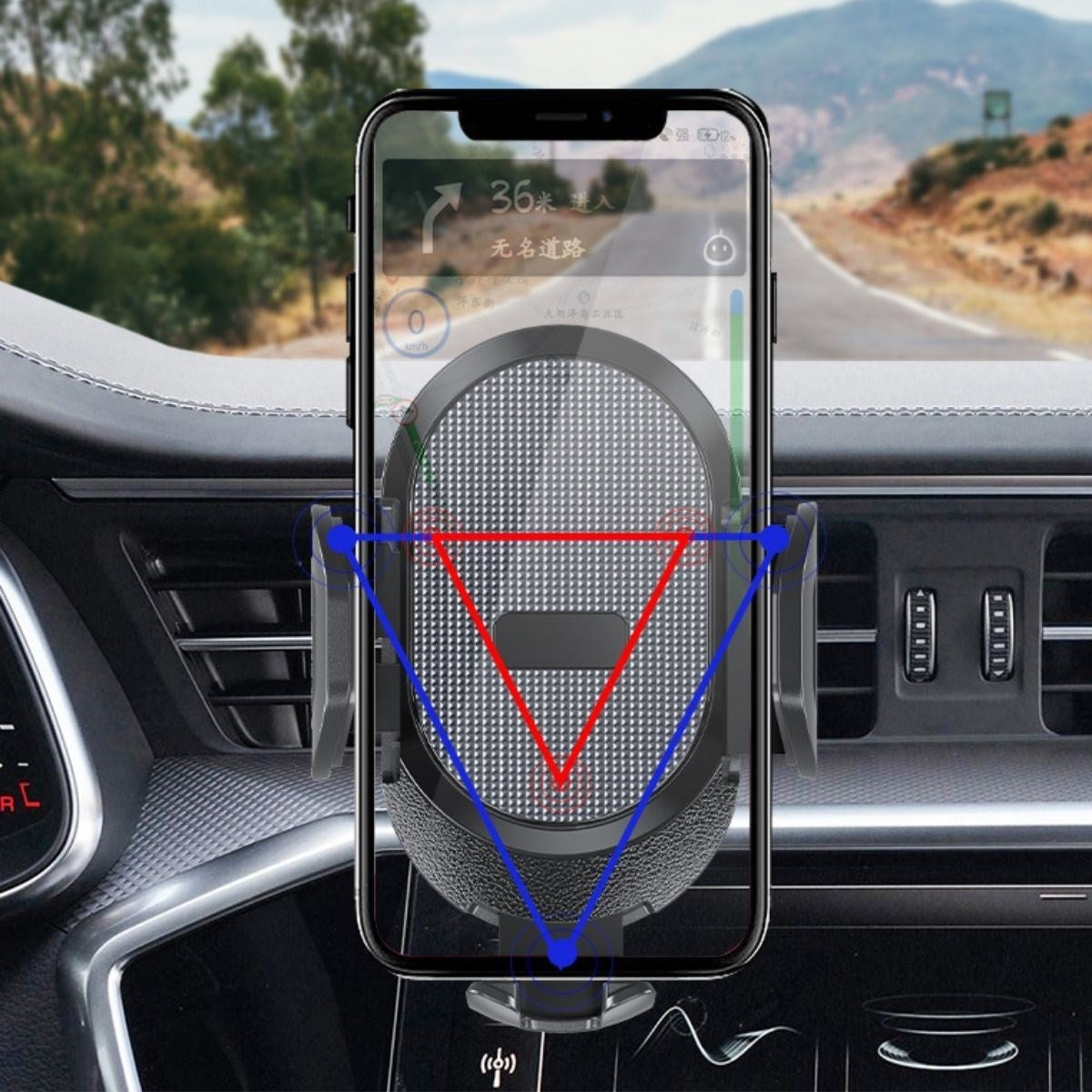 ANKAVERSE® Ultra Güçlü Vantuzlu Araç Telefon Tutucu