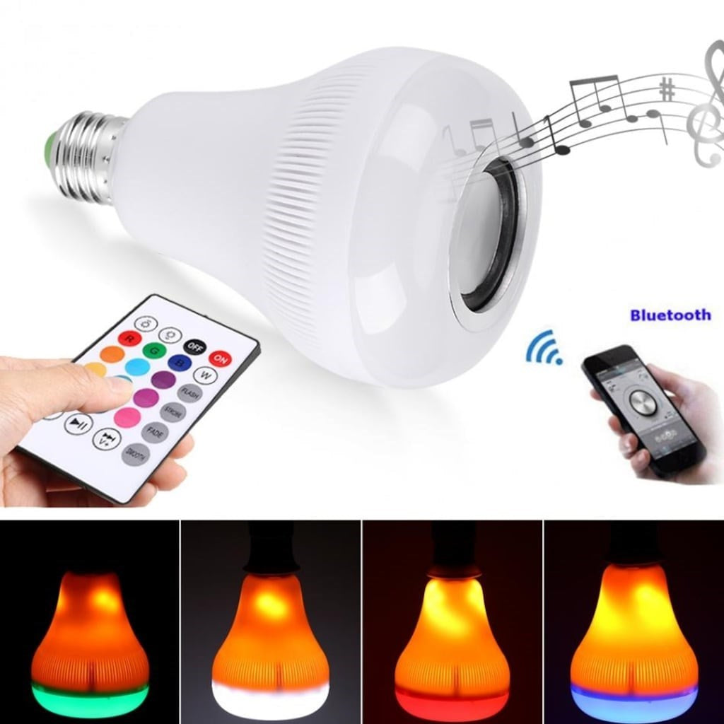 ANKAVERSE® Kumandalı Bluetooth Hoparlör Ampul LD-37