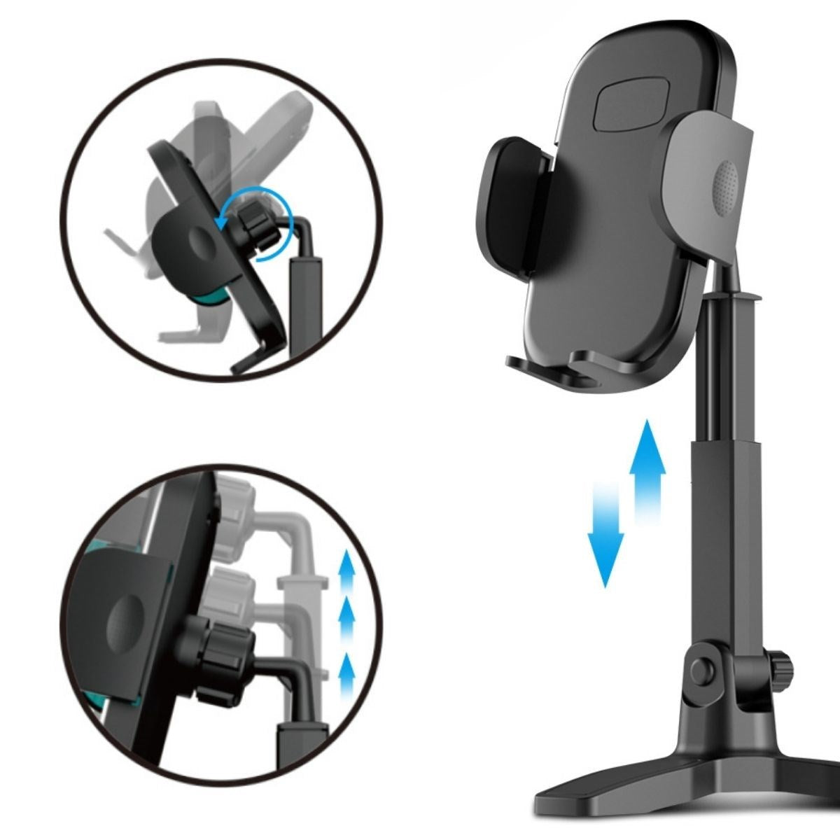 ANKAVERSE® 360° Döner Masaüstü Telefon Tripodu