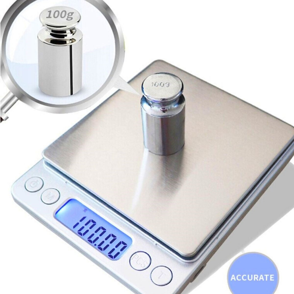 ANKAVERSE® Elektronik 3 kg Kapasiteli Dijital Hassas Kantar Mutfak Tartısı Terazi