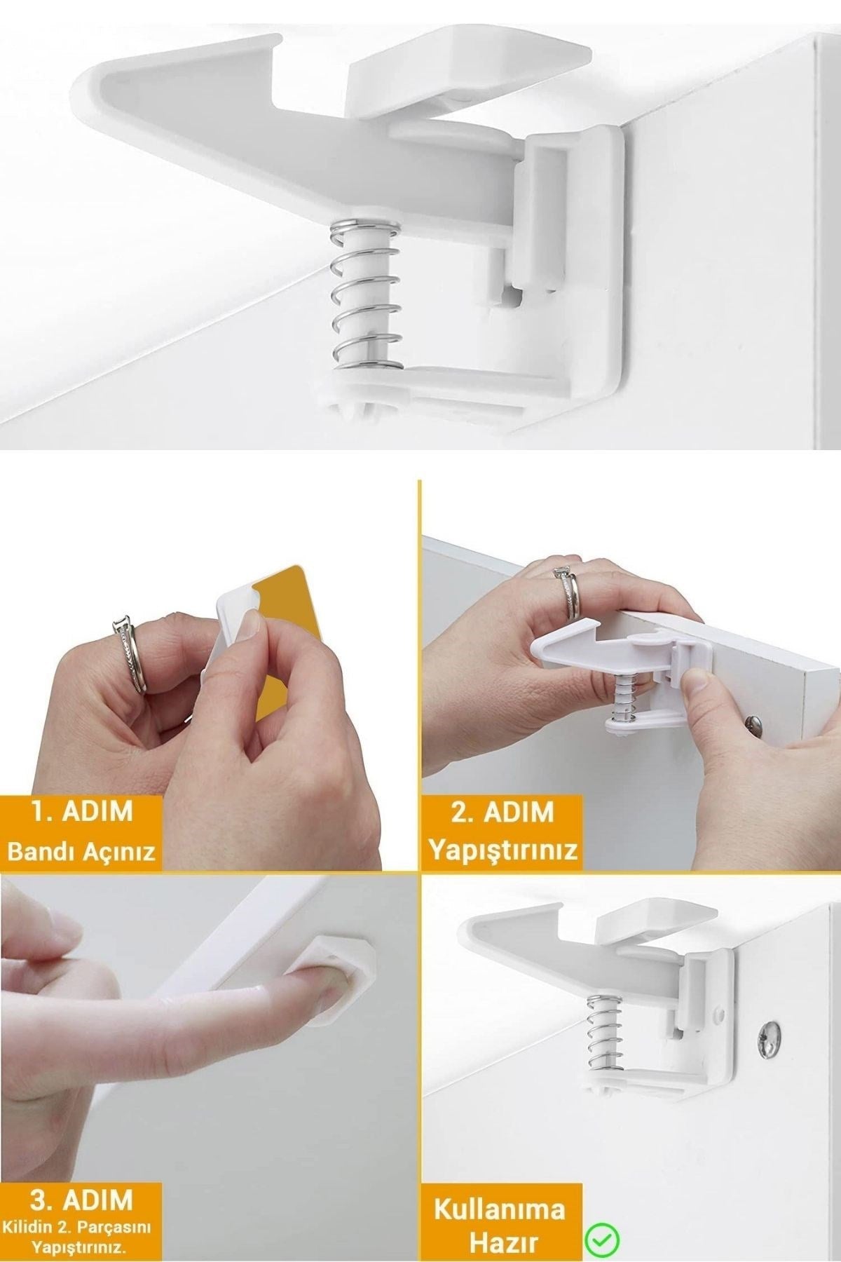ANKAVERSE® Gizli Çocuk Güvenlik Kilidi