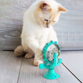 ANKAVERSE® Vantuzlu İnteraktif Dönen Kedi Oyuncağı