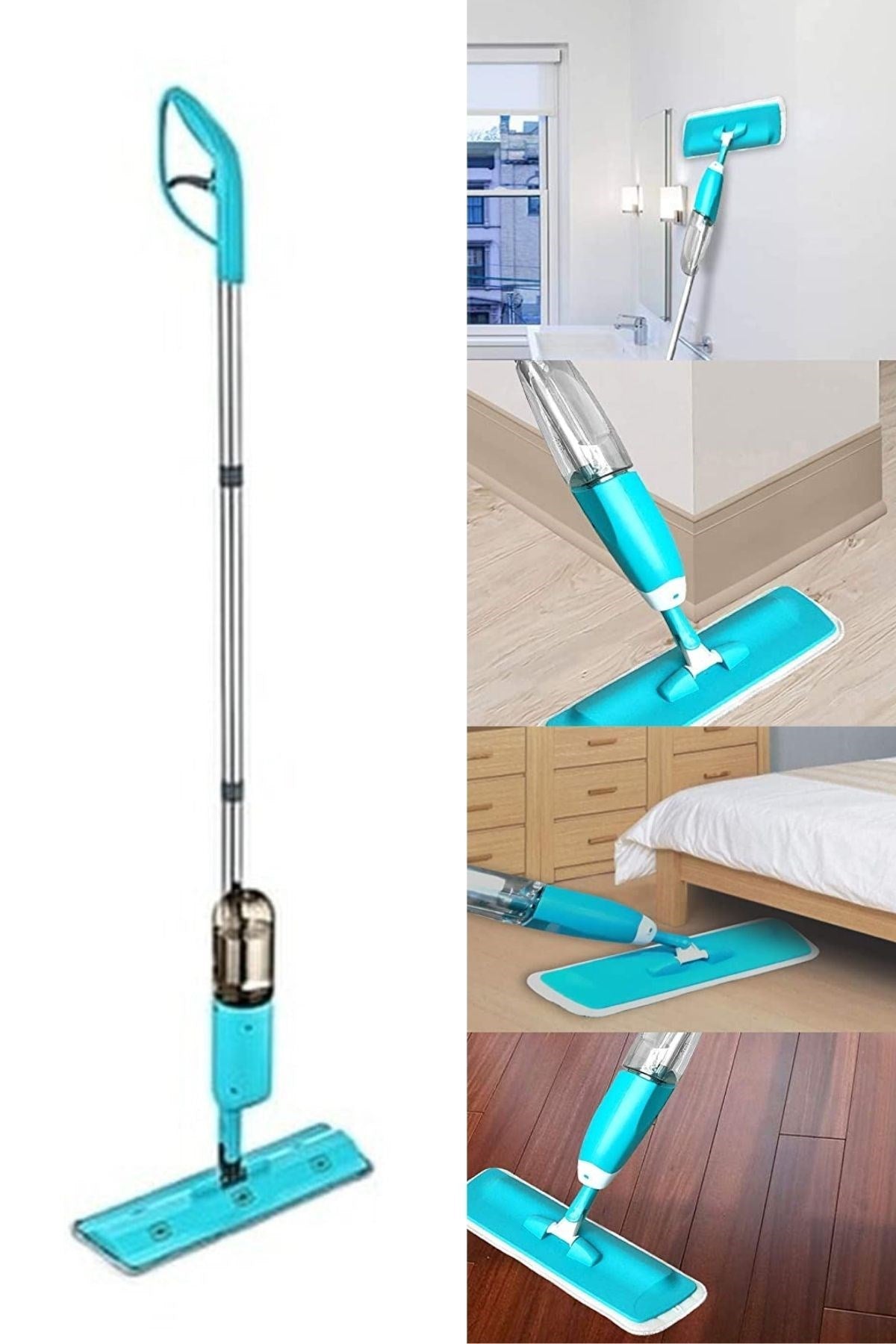 ANKAVERSE® Sihirli Spreyli Döner Mop