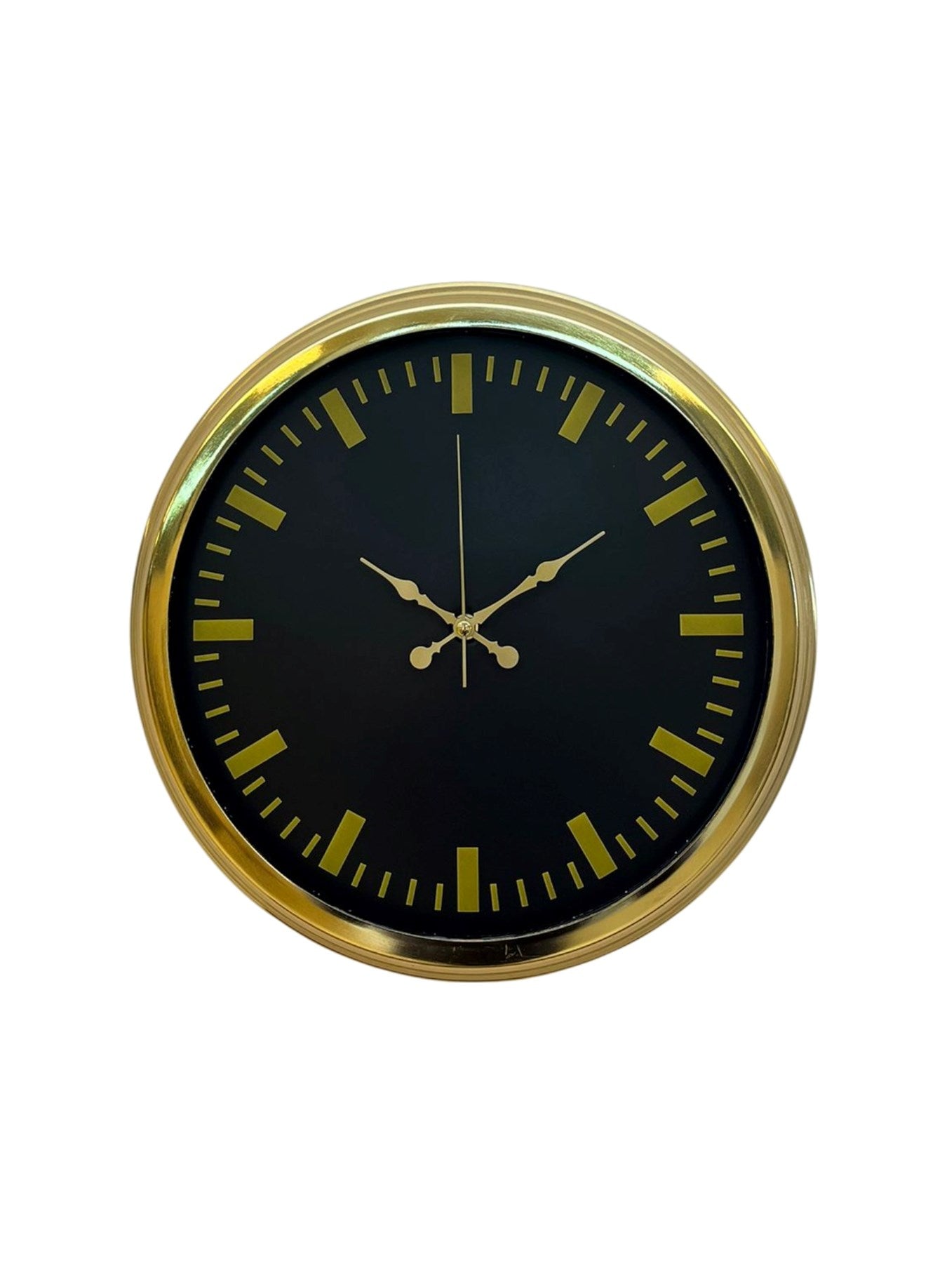 Zentime Zarif Klasik Stil 40 Cm Metal Gold Duvar Saati