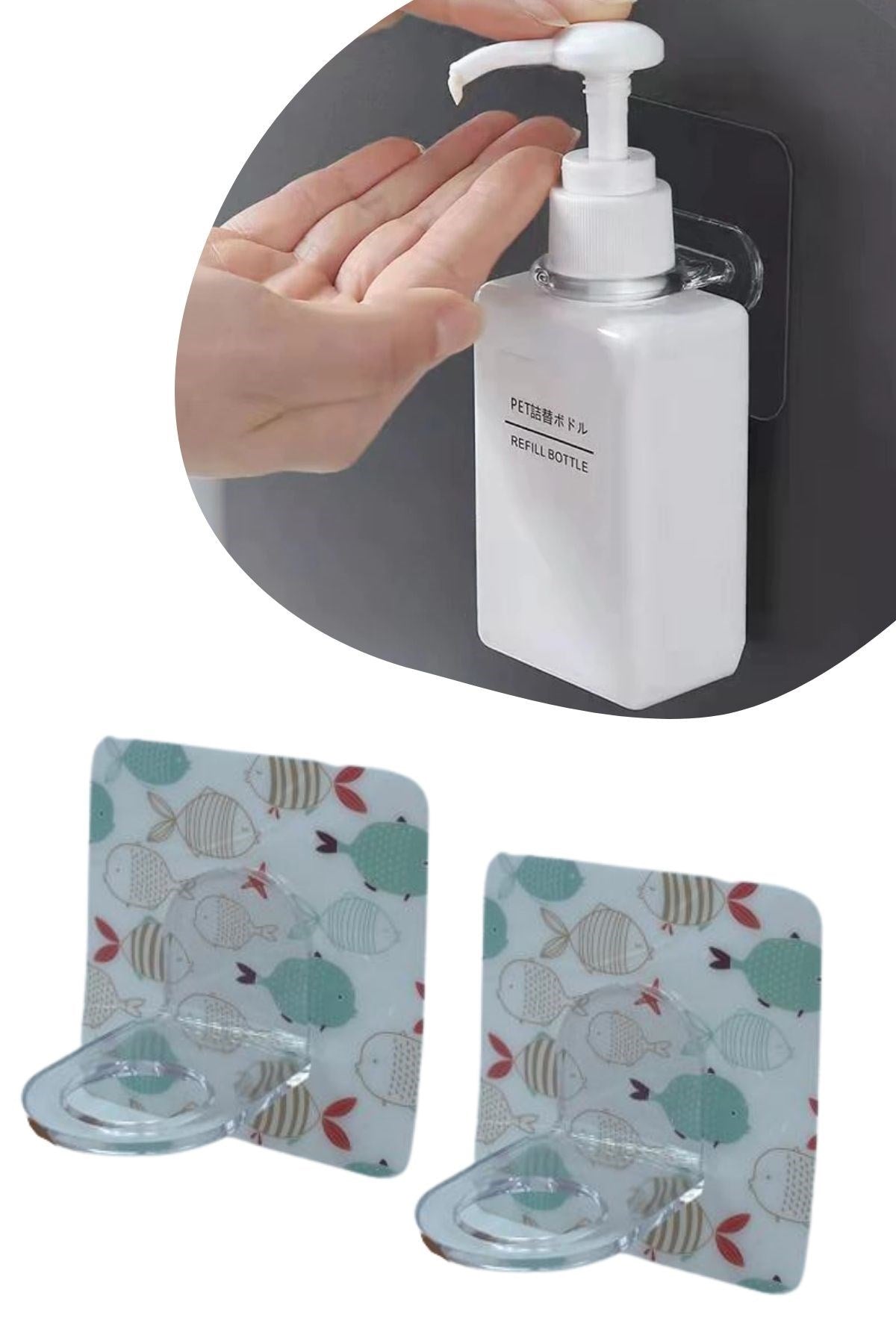 Süper Güçlü Yapışkanlı Çok Amaçlı Çember Askı - 2'li Set