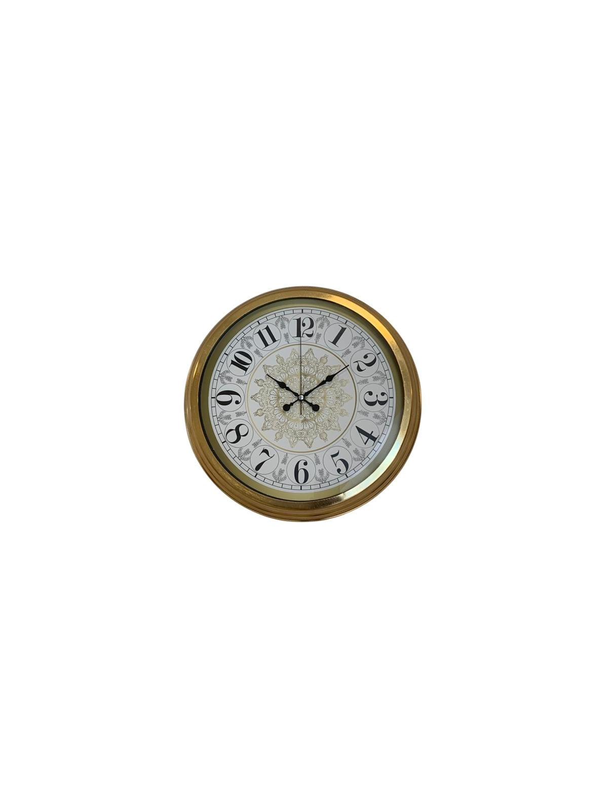 Zentime Gold Zarif 40 Cm Metal Duvar Saati