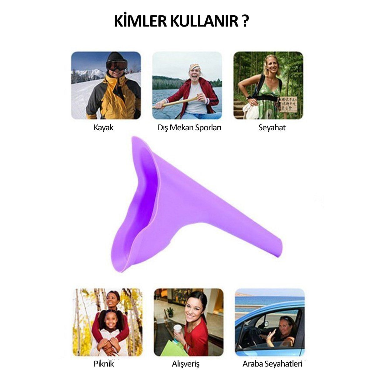 ANKAVERSE® Piez Kadınların İçin Hijyenik Ayakta İşeme Temiz Tuvalet Aparatı