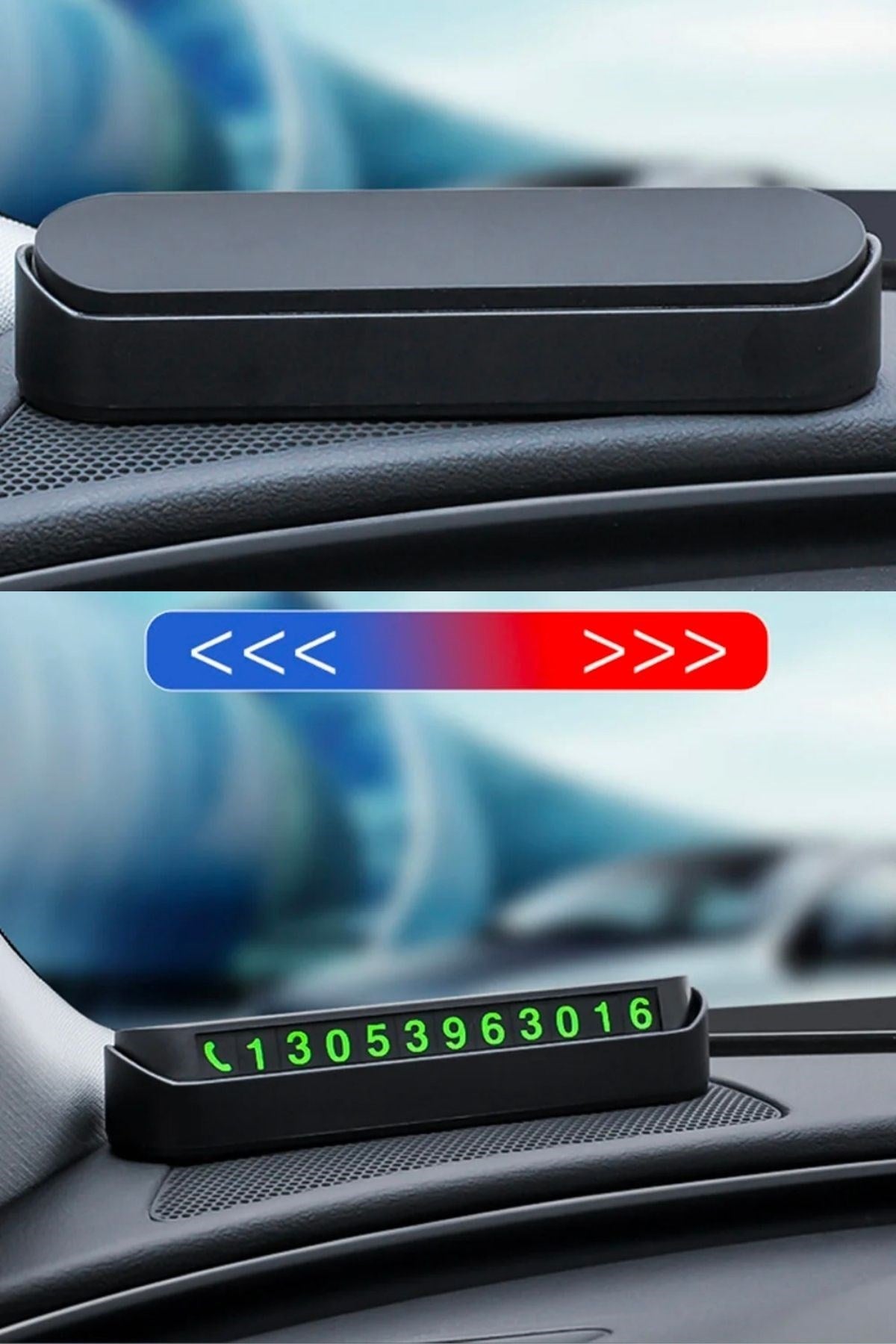 ANKAVERSE® Pratik Fosforlu Araç İçi Telefon Numarası Yaması