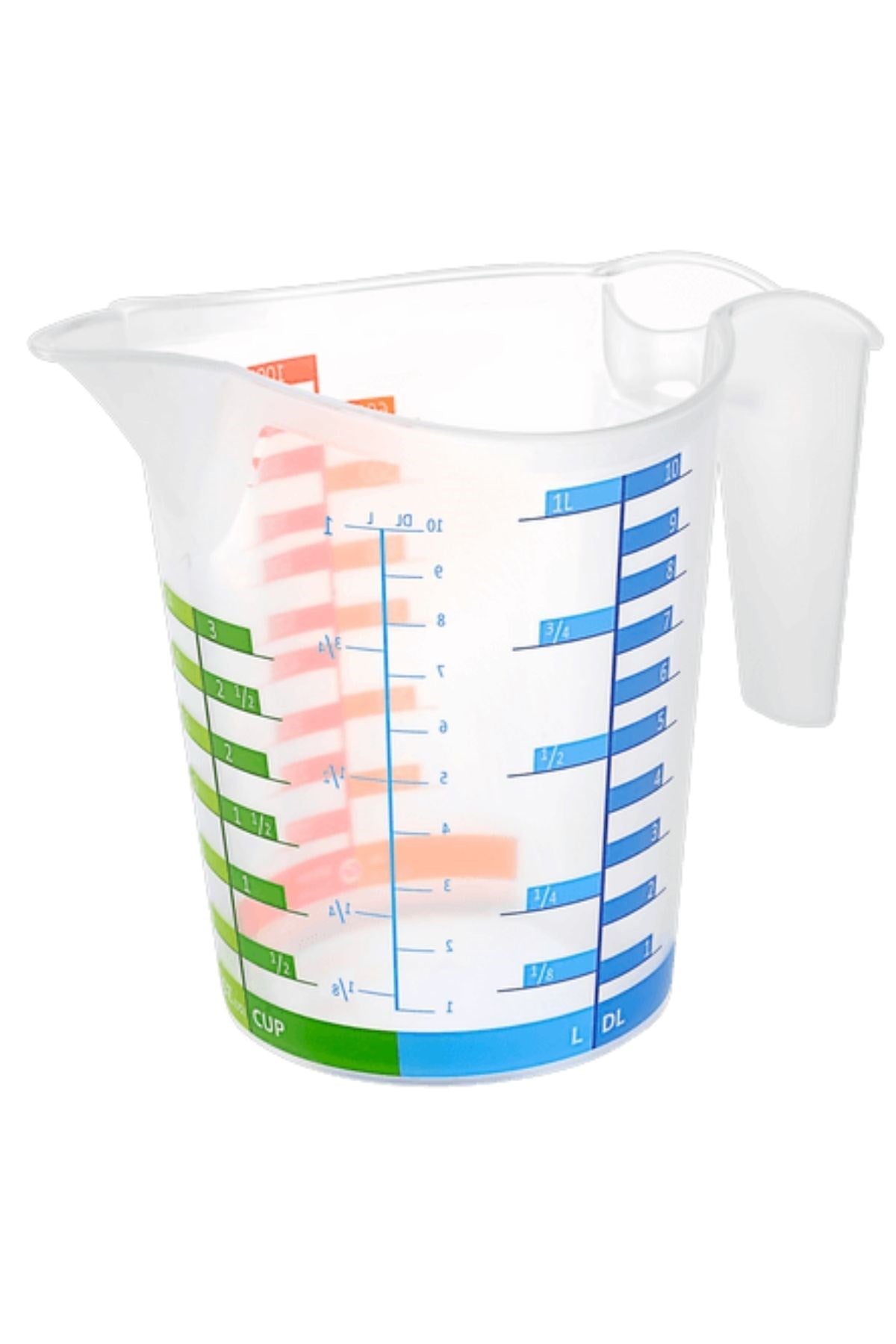 ANKAVERSE® Renkli 500ml Mutfak Ölçü Kabı