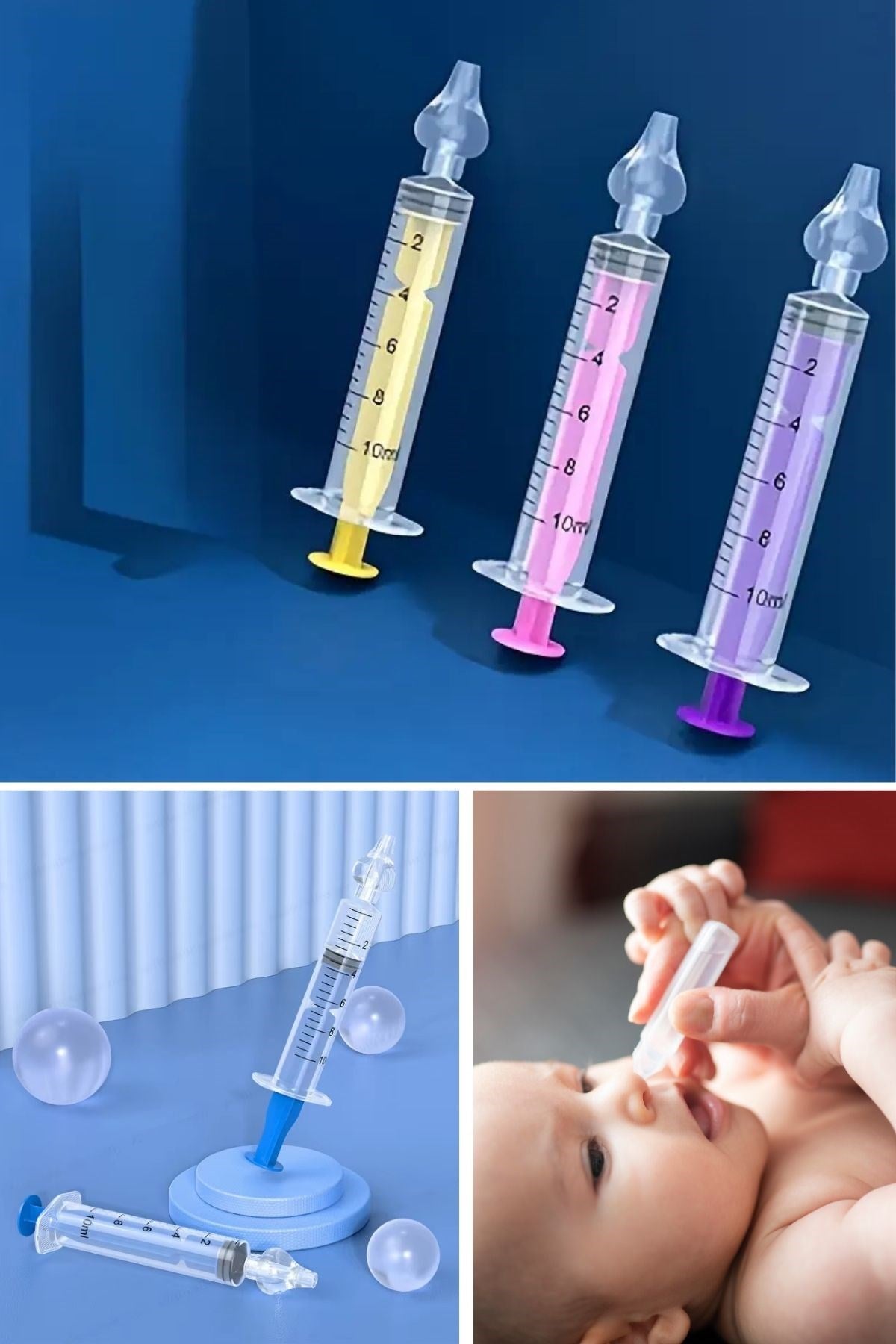 ANKAVERSE® Yeniden Kullanılabilir Burun Temizleyici Şırınga (10ml)