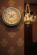 Zentime Bronz Nostalji 40 Cm Metal Eskitme Duvar Saati
