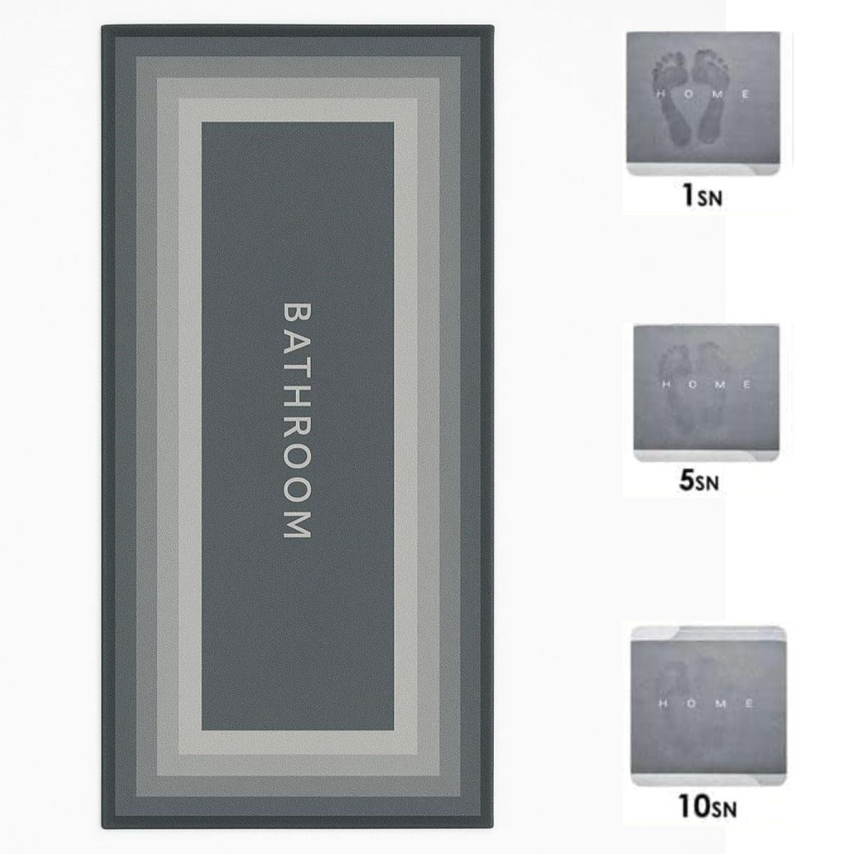 ANKAVERSE® Sihirli Su Emici Kaymaz Uzun Paspas 40x120 cm