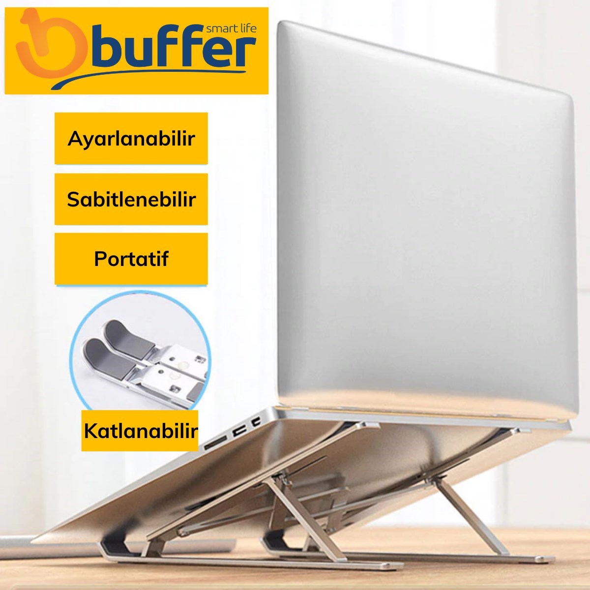 ANKAVERSE® Katlanabilir Ayarlanabilir Laptop Yükseltici