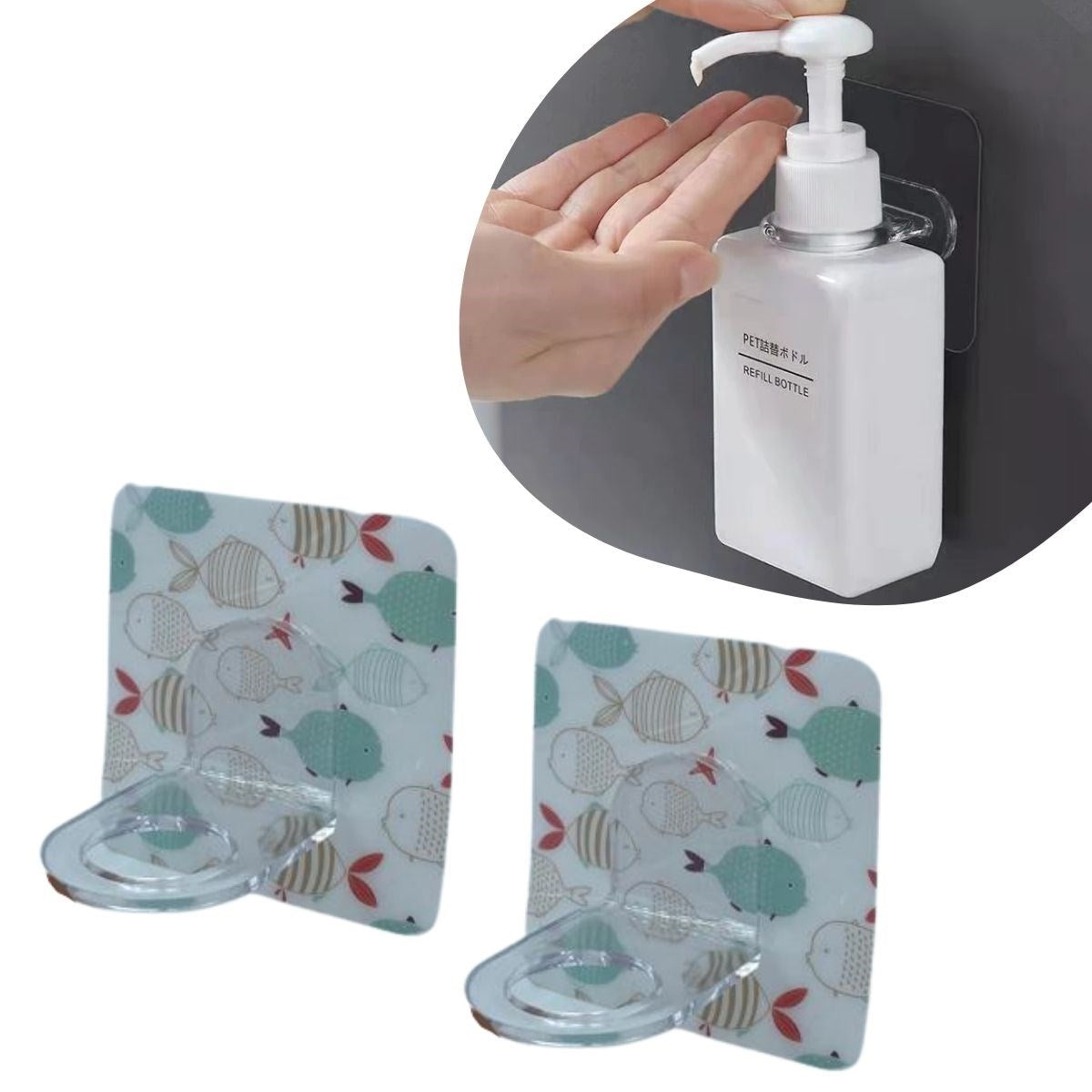 Süper Güçlü Yapışkanlı Çok Amaçlı Çember Askı - 2'li Set