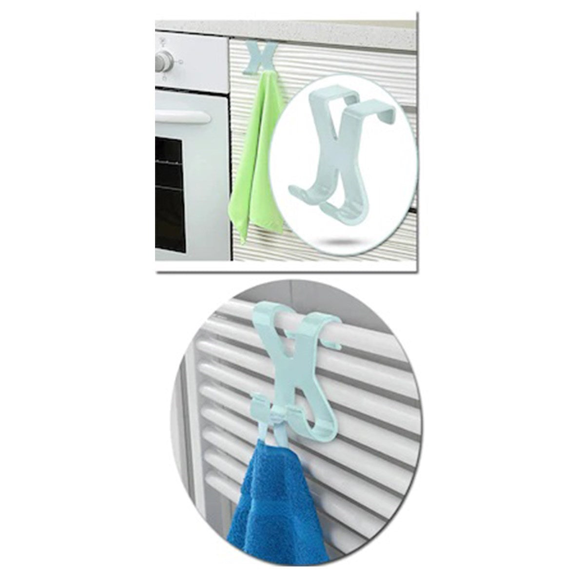 ANKAVERSE® Pratik Metal Havlu Askısı - Mutfak ve Banyo İçin