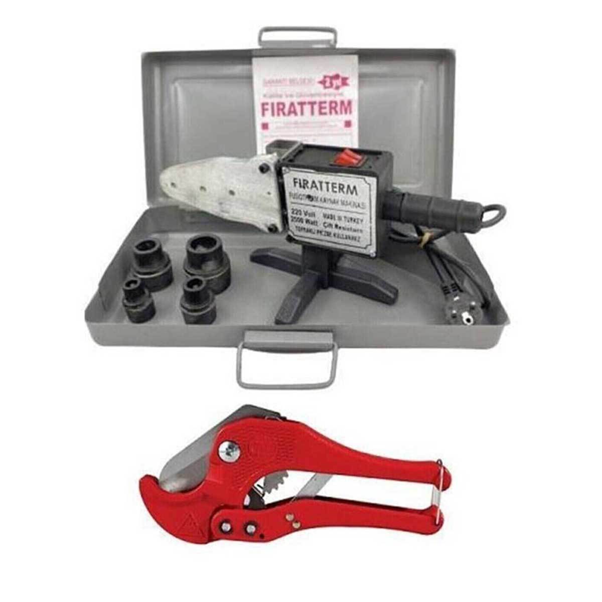 Fıratterm 2500W Pvc Pafta Plastik Boru Tesisat Kaynak Makinesi (5286)