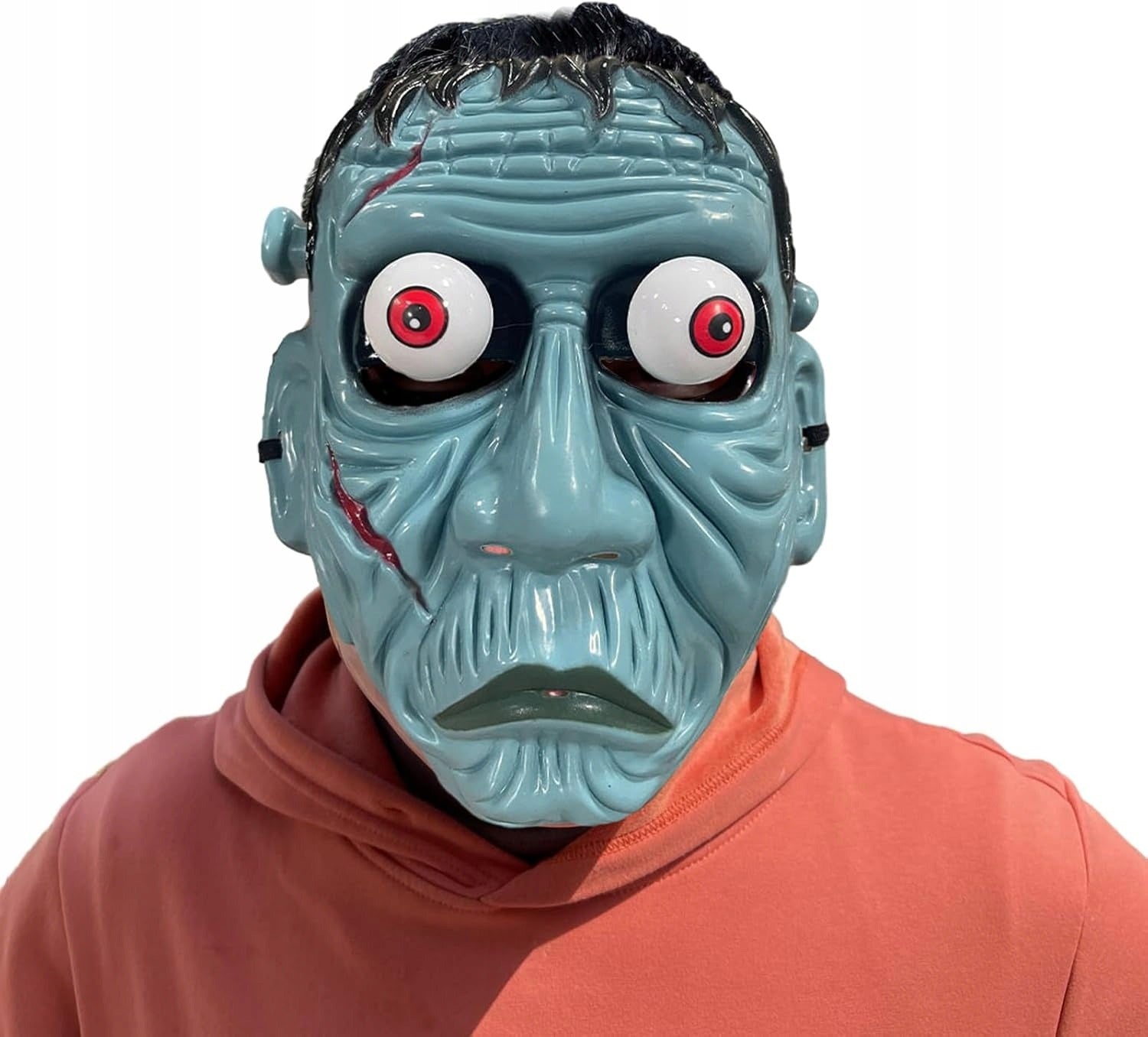 Frankenstein Temalı Sallanan Oynar Gözlü Maske (5286)