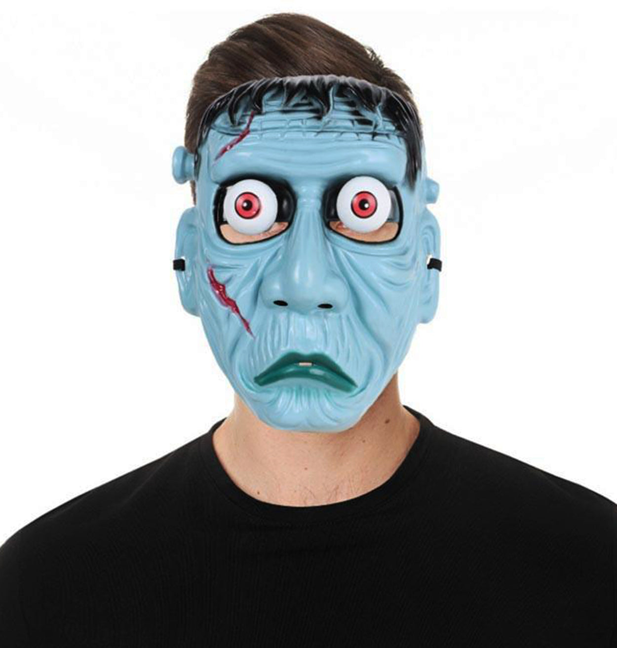 Frankenstein Temalı Sallanan Oynar Gözlü Maske (5286)