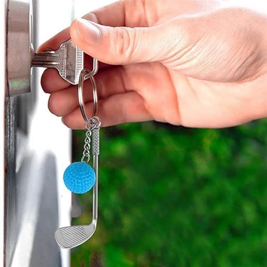 Gerçekçi Golf Tasarımlı Şık Anahtarlık Kolye Çanta Süsü Golf Keychain (5286)