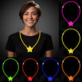 Glow Stick Yıldız Kolye - Glow Kolye - Glow Stick Partisi Yıldız Kolye 6 Adet (5286)