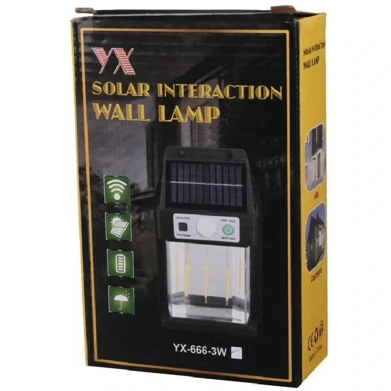 Güneş Enerjili Duvar Lambası YX-666 3W (5286)