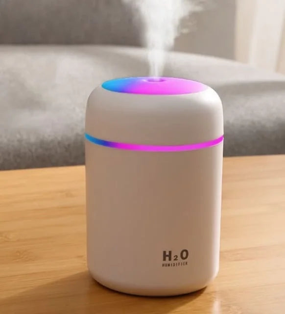 H2O LED Işıklı Mini Oda Hava Nemlendirici (5286)