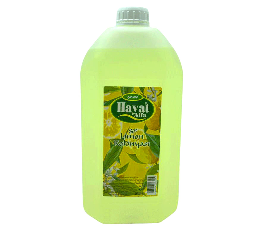 HAYAT 5LT LİMON KOLONYA BİDON (5286)