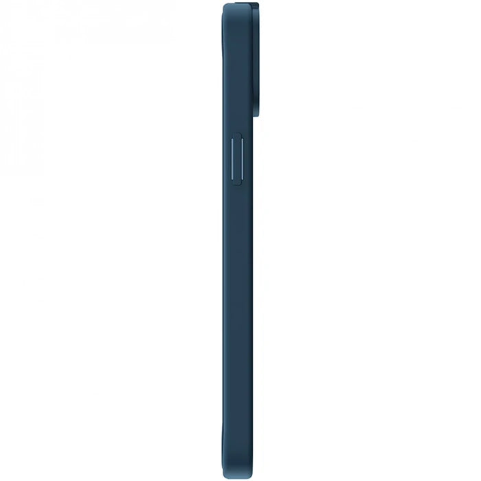 Baseus Frame Series iPhone 14 6.1 Kamera Koruyuculu Magsafe Kılıf + Tempered Ekran Koruyucu Set-(5775) - Mavi