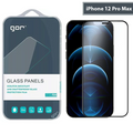 GOR iPhone 12 Pro Max 9D Hardening Tempered Full Cam Ekran Koruyucu-(5775) - Siyah