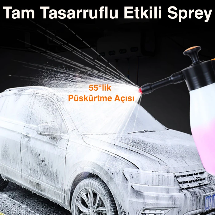 Ally Yüksek Basınçlı Araç Oto Yıkama Temizleme Spreyi Köpürtücü-(5775) - Beyaz