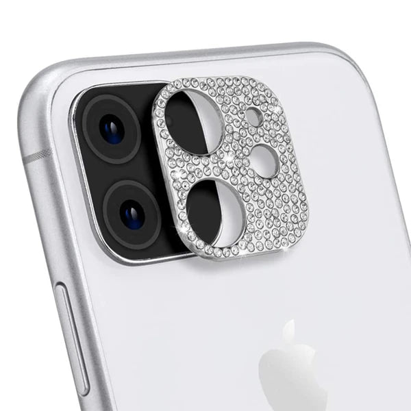 ALLY İPhone 11 Kamera Koruyucu Lens Diamond Taş İşlemeli-(5775) - Gold