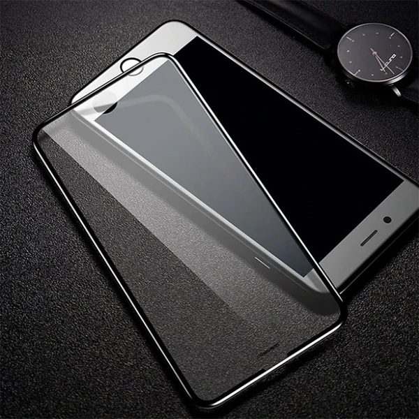 Baseus İPhone 8 Plus 7 Plus 6S-6Plus 3D 023mm Full Kırılmaz Cam Ekran Koruyucu-(5775) - Siyah