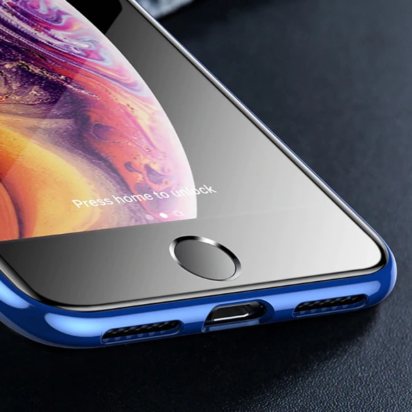 Baseus İPhone 8 Plus 7 Plus 6S-6Plus 3D 023mm Full Kırılmaz Cam Ekran Koruyucu-(5775) - Siyah