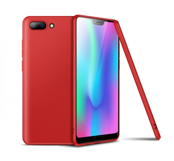 Huawei Honor 9i Slim Fit Soft Premium Silikon Kamera Korumalı Kılıf-(5775) - Siyah