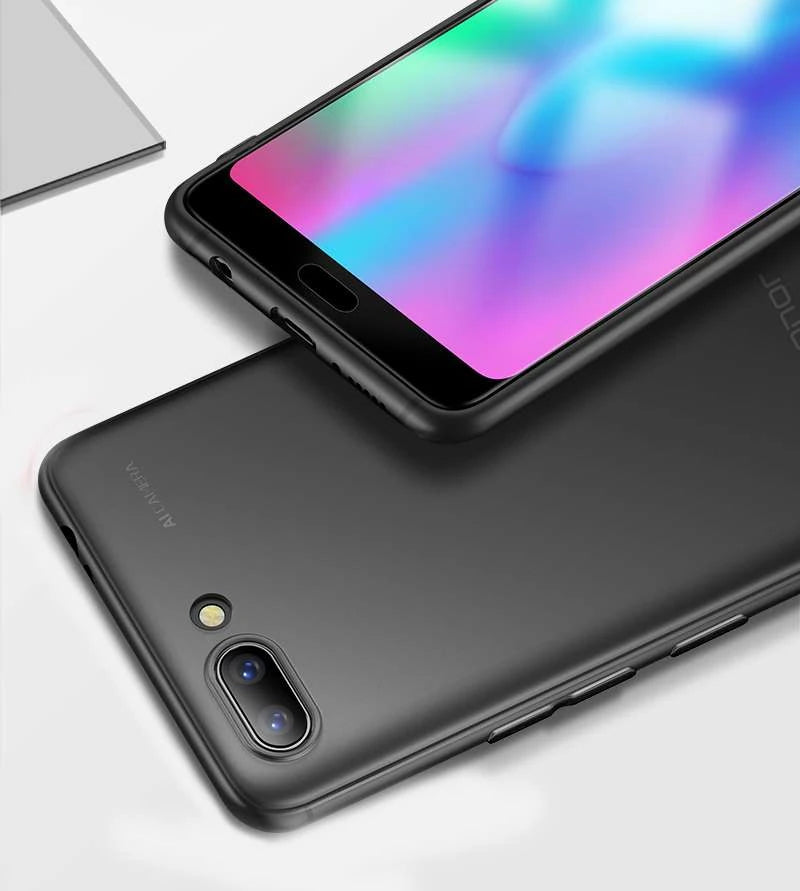 Huawei Honor 9i Slim Fit Soft Premium Silikon Kamera Korumalı Kılıf-(5775) - Siyah