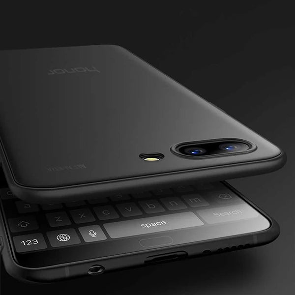 Huawei Honor 9i Slim Fit Soft Premium Silikon Kamera Korumalı Kılıf-(5775) - Siyah