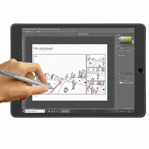 ALLY iPad 10.2 Paper Like Film Darbe Emici Pet Ekran Koruyucu  (2021-2020-2019)-(5775) - Şeffaf 2