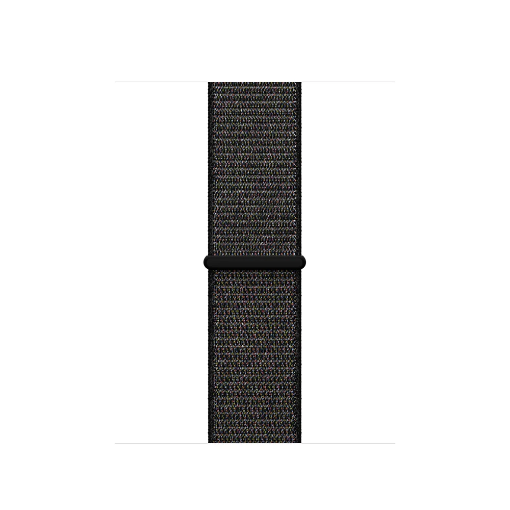 Ally Apple Watch 7-8 41mm 6-5-4 40mm Nylon Loop Spor Kayış Kordon 3-2-1 38mm-(5775) - Gece Mavisi