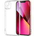 ALLY iPhone 14 6.1inç Crystal Clear Kamera Korumalı Sert PC Kılıf-(5775) - Şeffaf 2