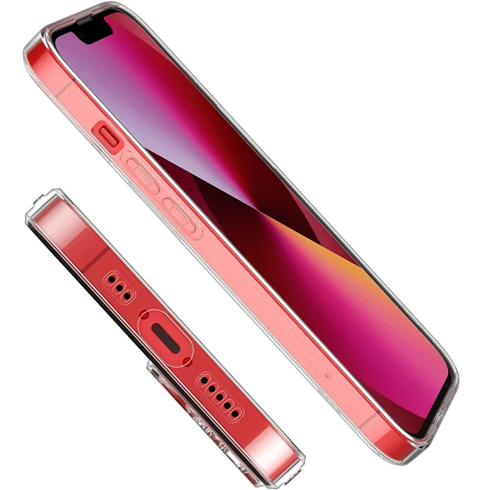 ALLY iPhone 14 6.1inç Crystal Clear Kamera Korumalı Sert PC Kılıf-(5775) - Şeffaf 2