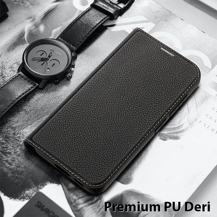 Dux Ducis SM Galaxy S23 Plus Kılıf Skin X2 Series Magnetic PU Deri Manyetik Kapaklı Kılıf-(5775) - Lacivert