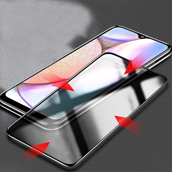 Xiaomi Mi 10 Lite 3D Full Privacy Gizlilik Tempered Cam Ekran Koruyucu-(5775) - Siyah