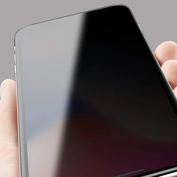 Xiaomi Mi 10 Lite 3D Full Privacy Gizlilik Tempered Cam Ekran Koruyucu-(5775) - Siyah