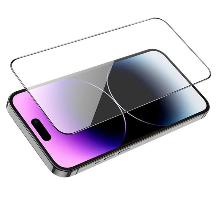 HOCO iPhone 15 Pro Max Full Screen HD Tempered Kırılmaz Cam Ekran Koruyucu-(5775) - Şeffaf 2